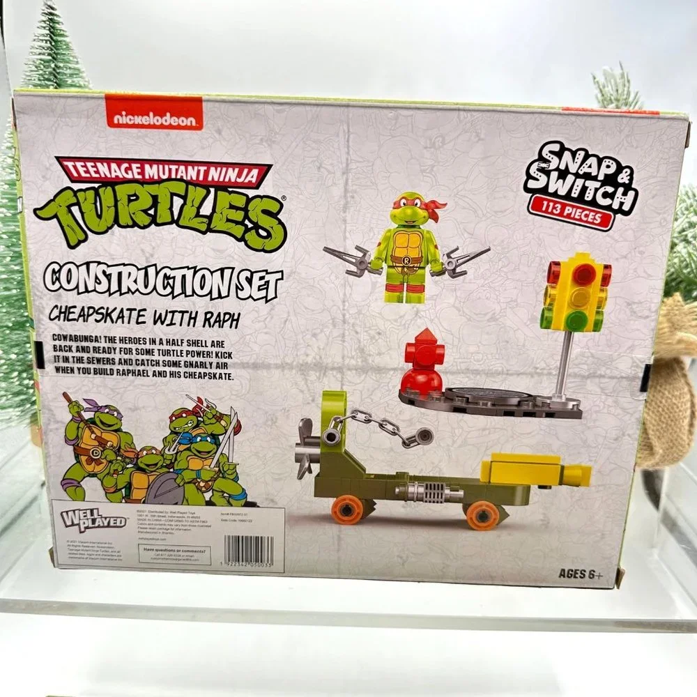 Teenage Mutant Ninja Turtles Nickelodeon Construction Set Styles May Vary 113 Pc
